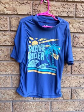 10/$25 • Carters Boys “Wave Rider” Rash Guard Swim Top